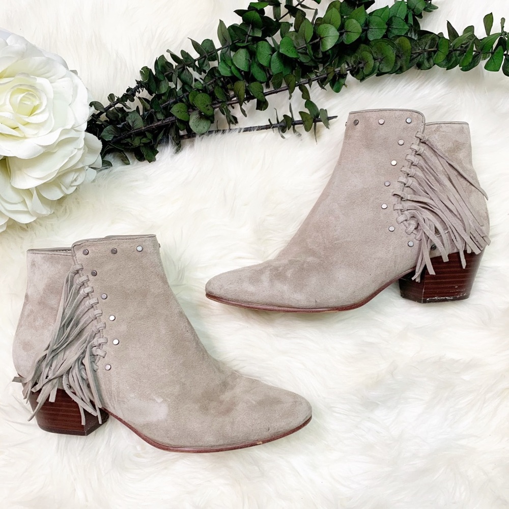 Sam Edelman Rudie Studded Fringe Bootie